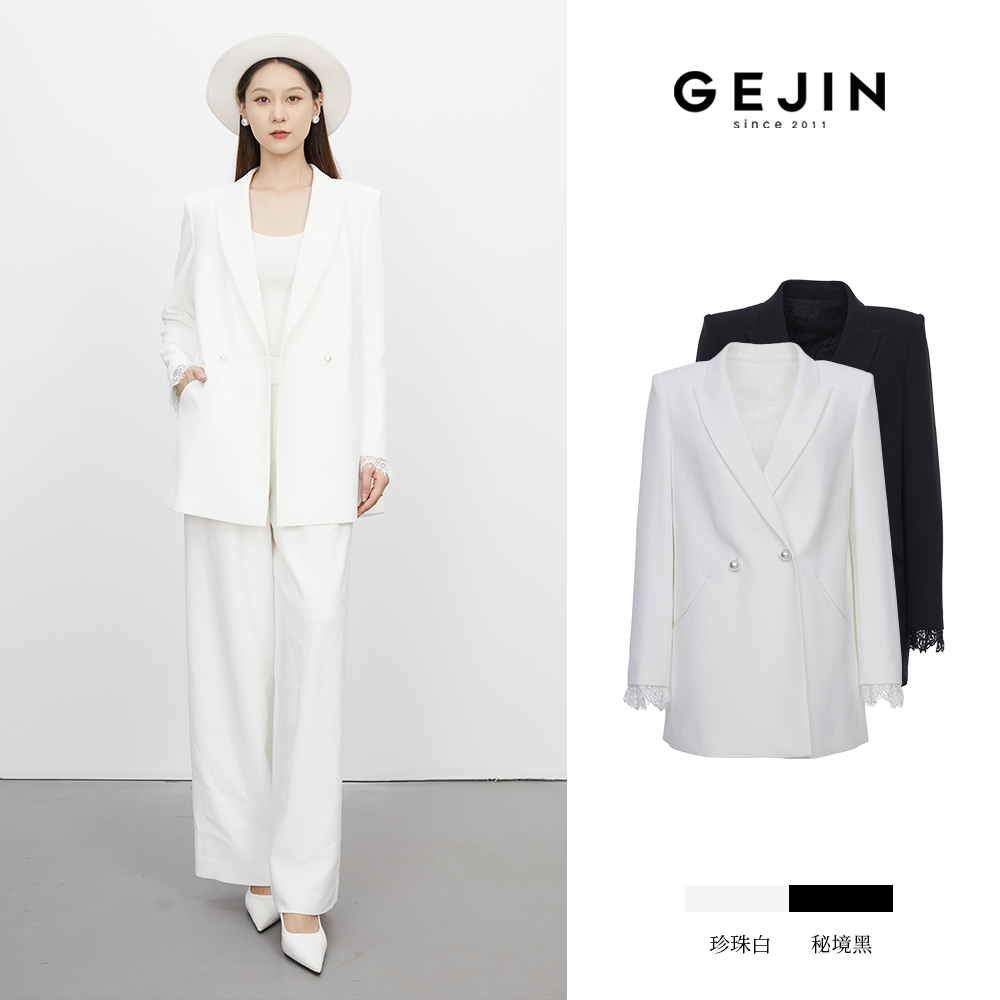 优雅风通勤宽松型西装领开襟西装时尚风女装气质西服91226925191