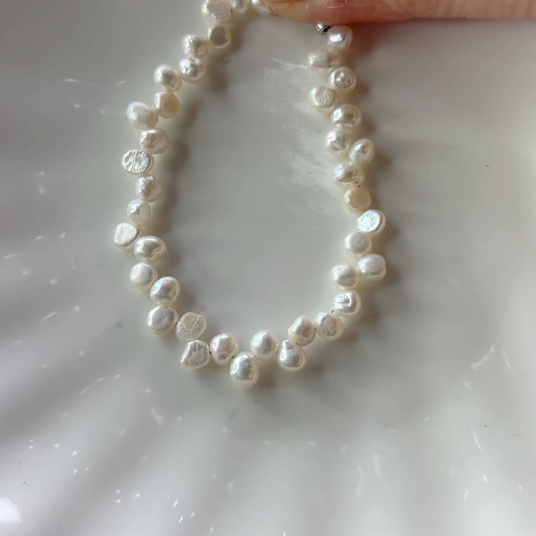 淡水珍珠手绳合金