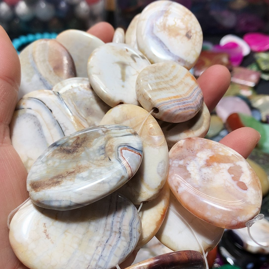 未镶嵌手串玛瑙/玉髓木*?两条