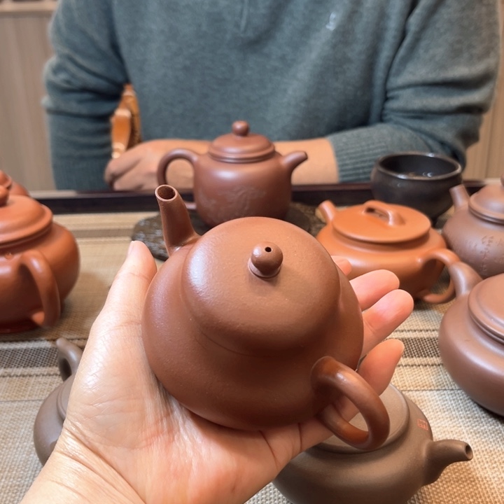 茶壶紫砂君德手工制作150 CC