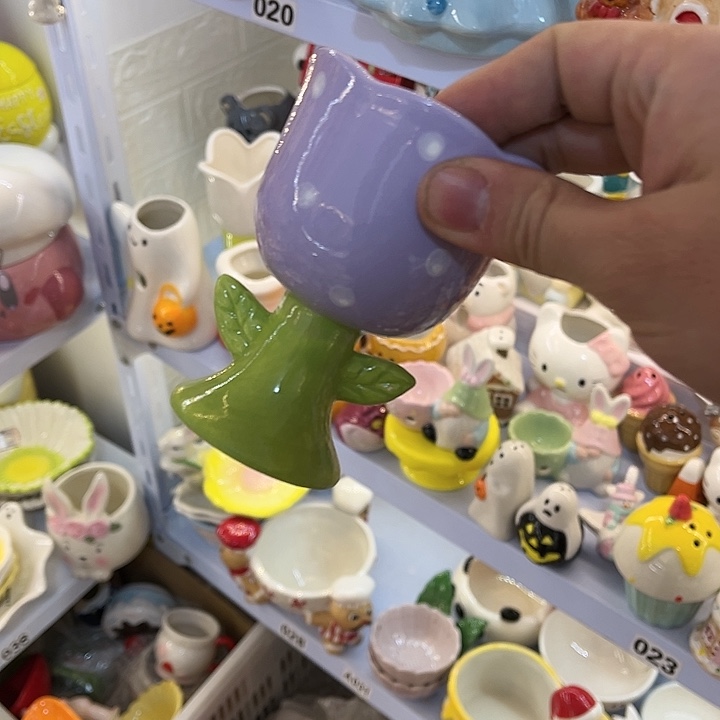 摆件陶瓷微瑕完美慎拍掉色