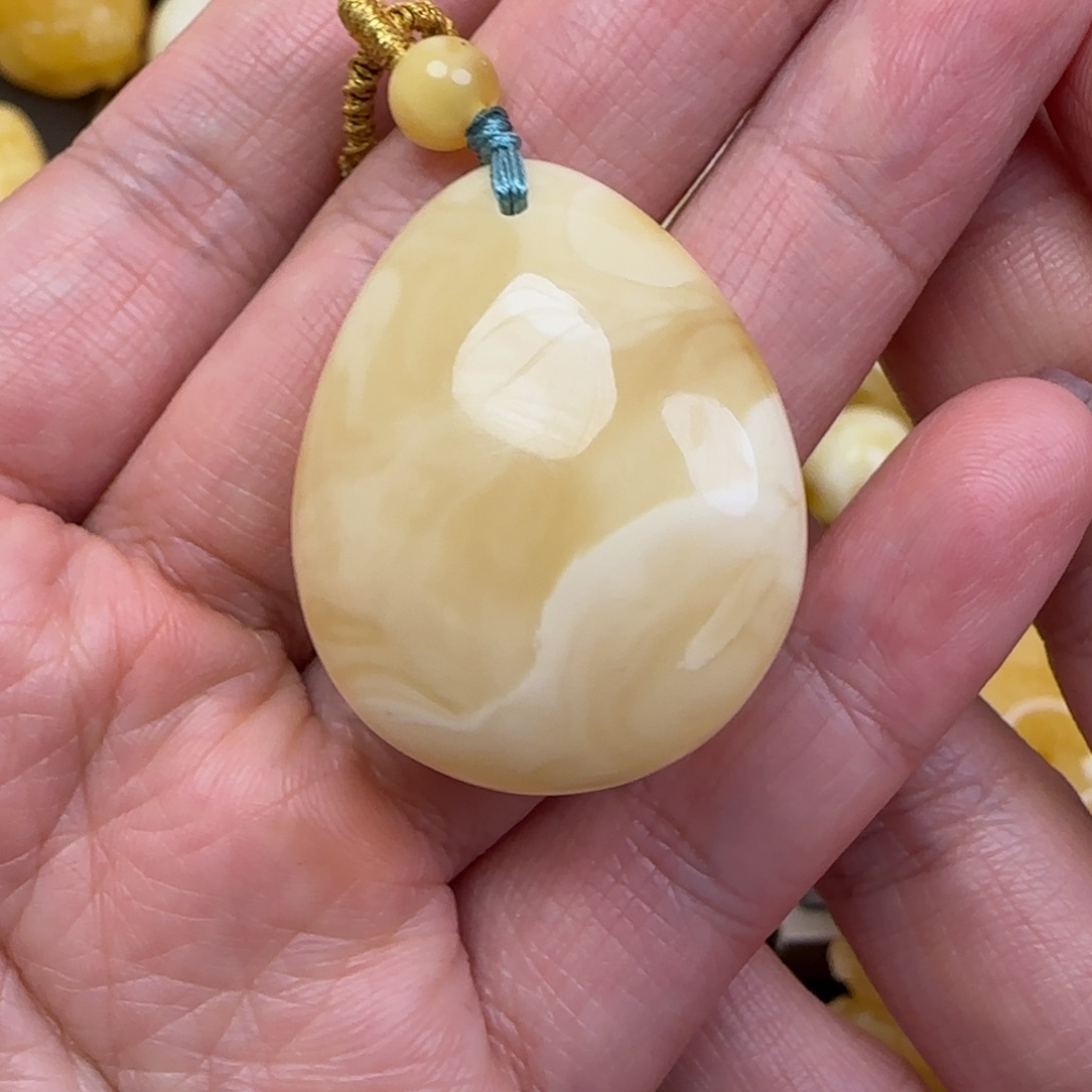 蜜蜡颈饰未镶嵌天然蜜蜡