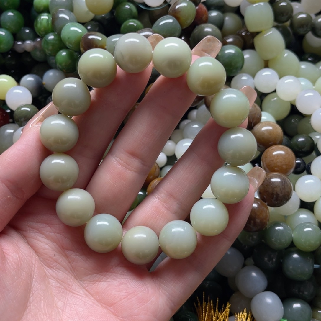 和田玉手链未镶嵌