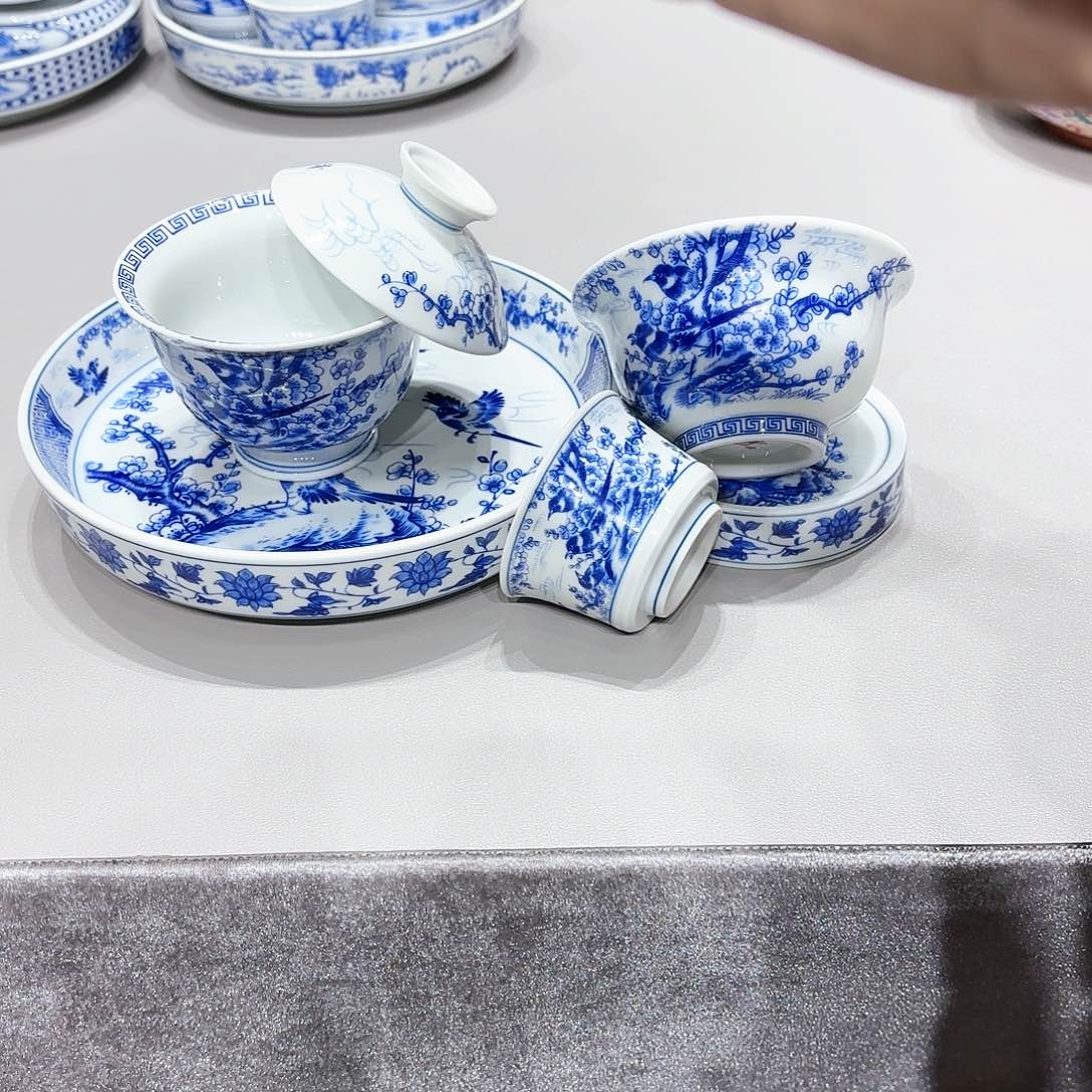 盖碗景德镇高温茶具