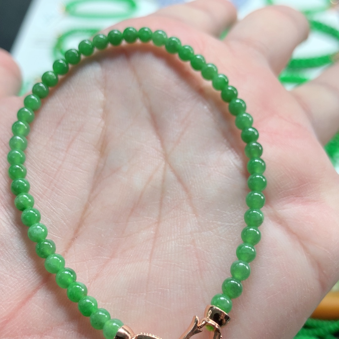 翡翠未镶嵌手链翡翠