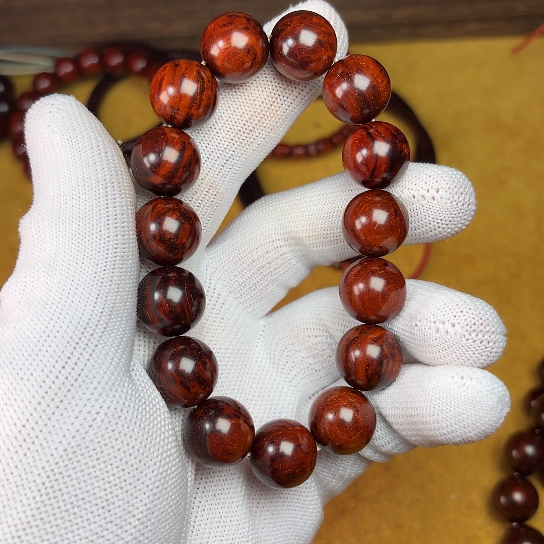 手串/手链檀香紫檀（小叶紫檀）1.5高货微瑕