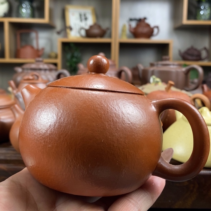 紫砂茶壶满****)原矿紫砂壶