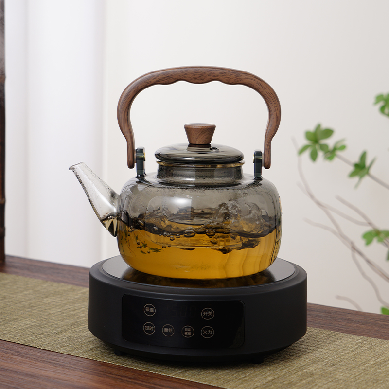 玻璃壶煮茶烧水专用电陶炉茶炉大功率煮茶器茶具套装玻璃茶具套装