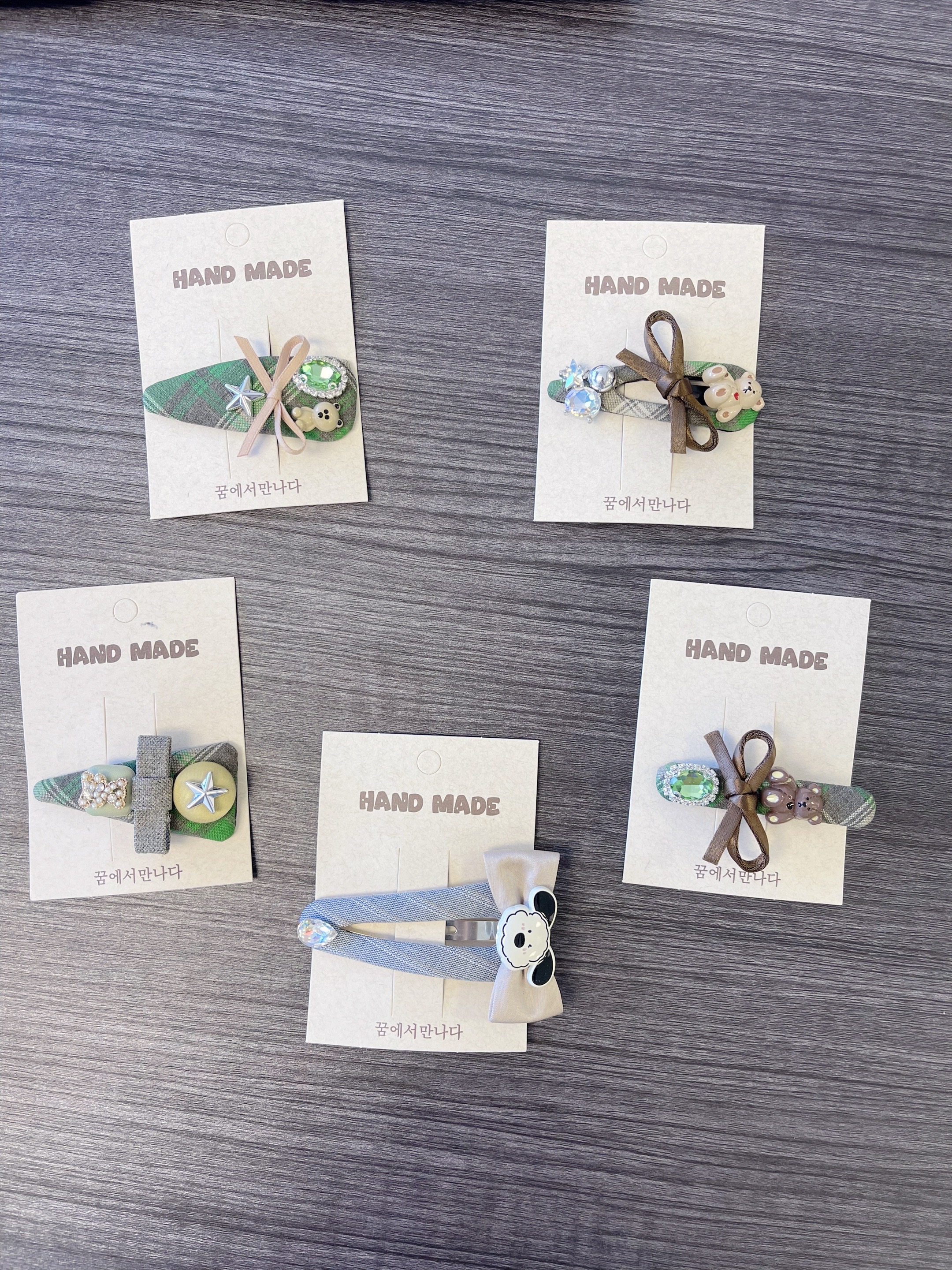 【红枣】原创设计边夹饰品刘海夹精致百搭默认微瑕可连麦