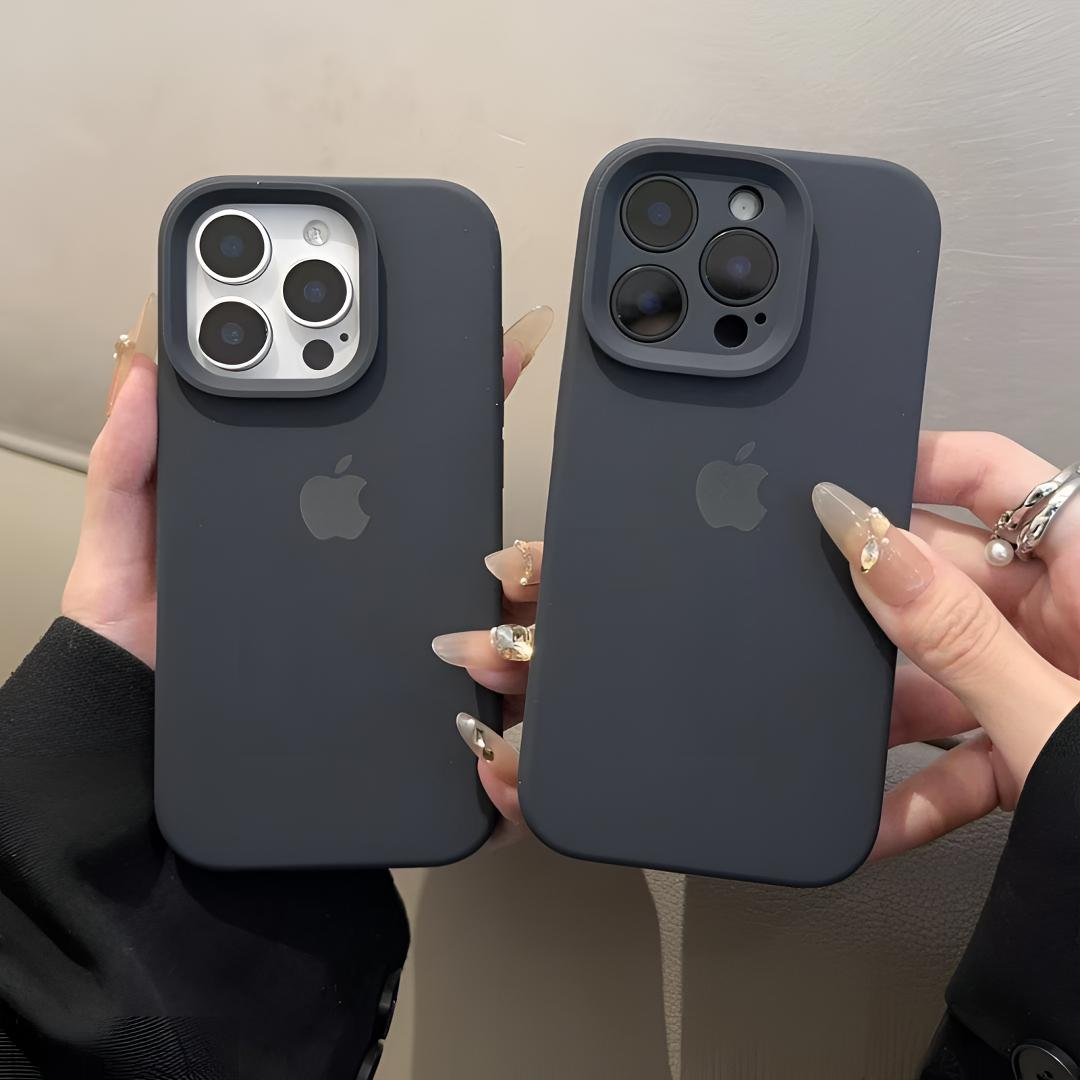 午夜色适用苹果16promax手机壳15液态硅胶iphone14简约13纯色1211