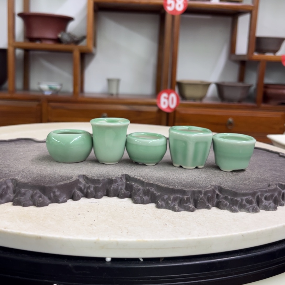 紫砂花盆瑕疵2-5。2-5。。