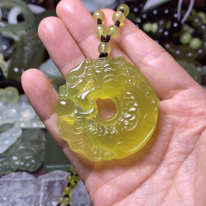 岫玉岫玉挂件未镶嵌