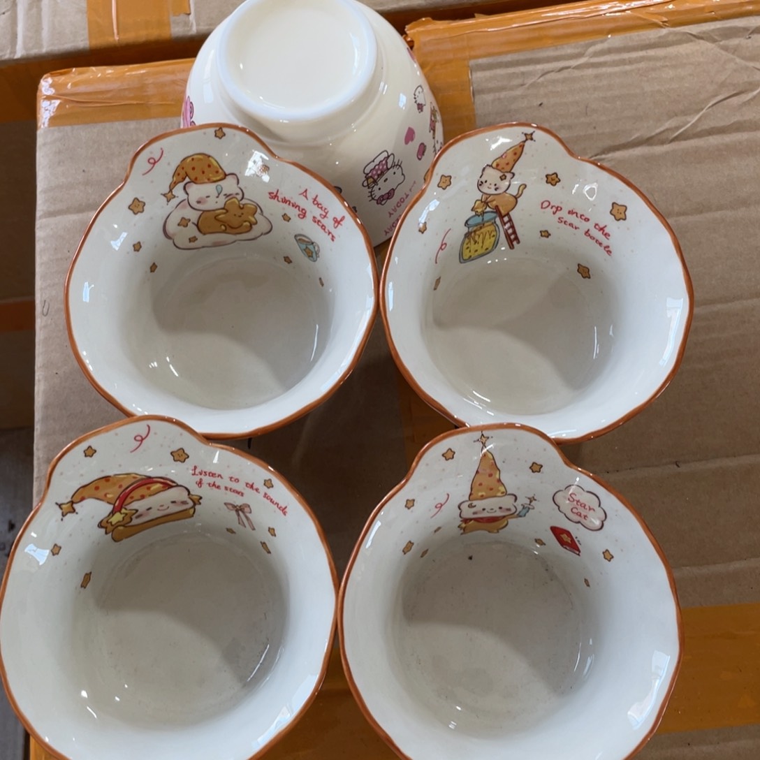 5.5英寸星星猫甜品碗两个装