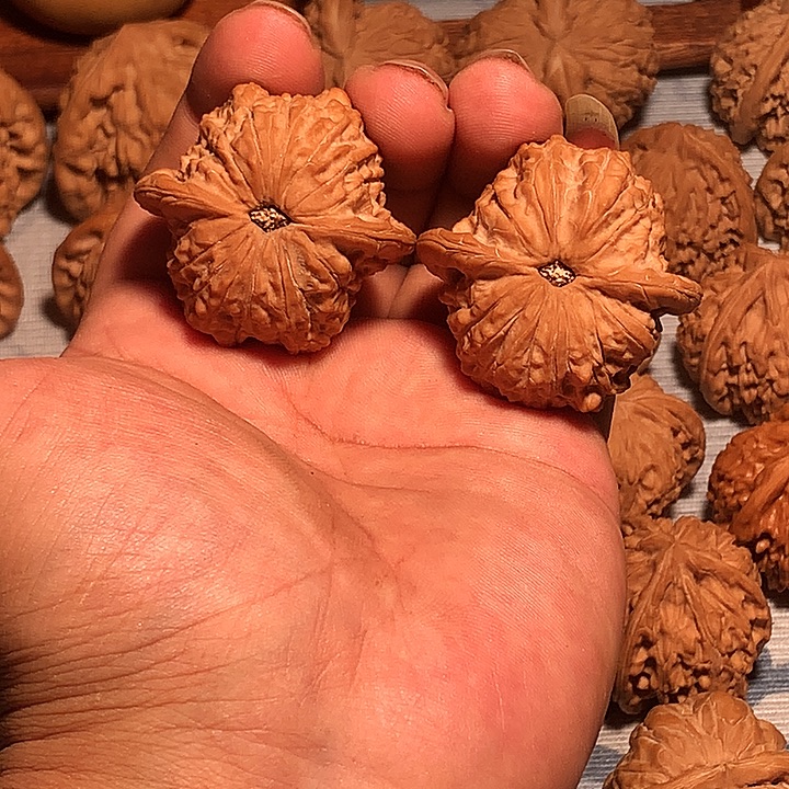 晨***阳文玩核桃吊坠血麒麟