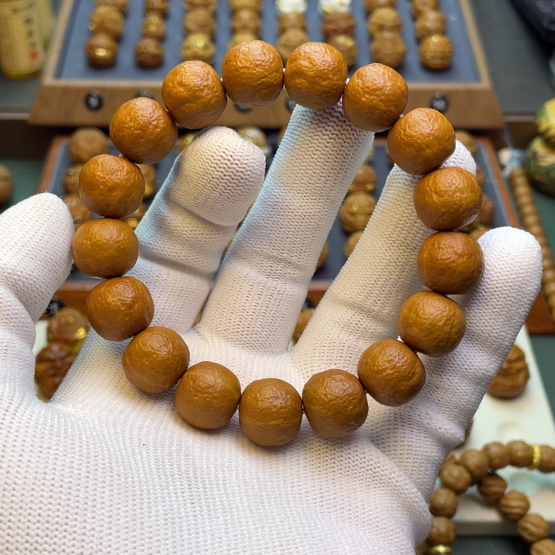 咖***醉猴头核桃吊坠砂糖橘单圈