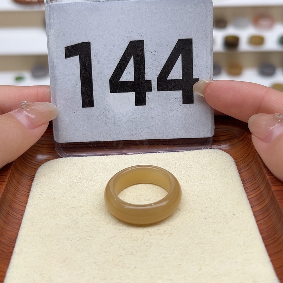 和田玉戒指未镶嵌15码17.3mm