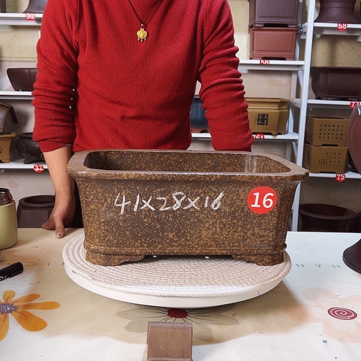 紫砂紫砂花盆呵呵