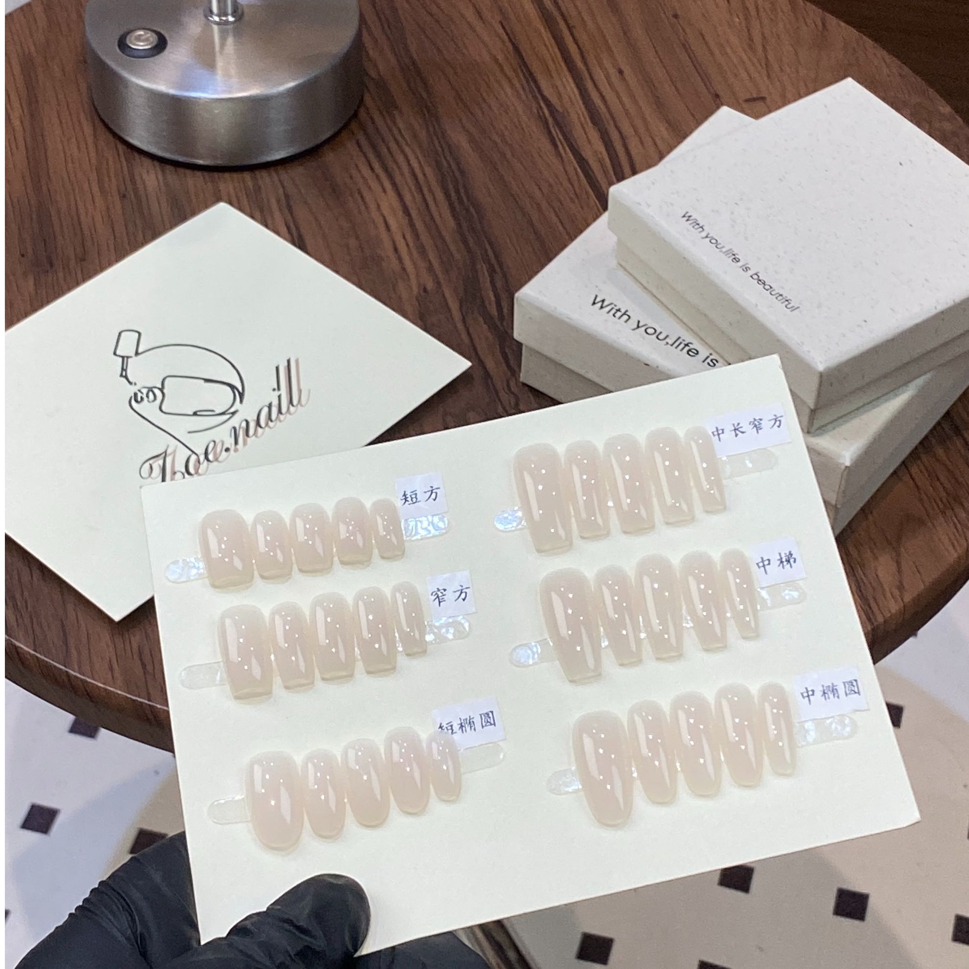 【龙眼】佐伊家—不透本甲，纯手工，自带建构，显白，甲片不发软