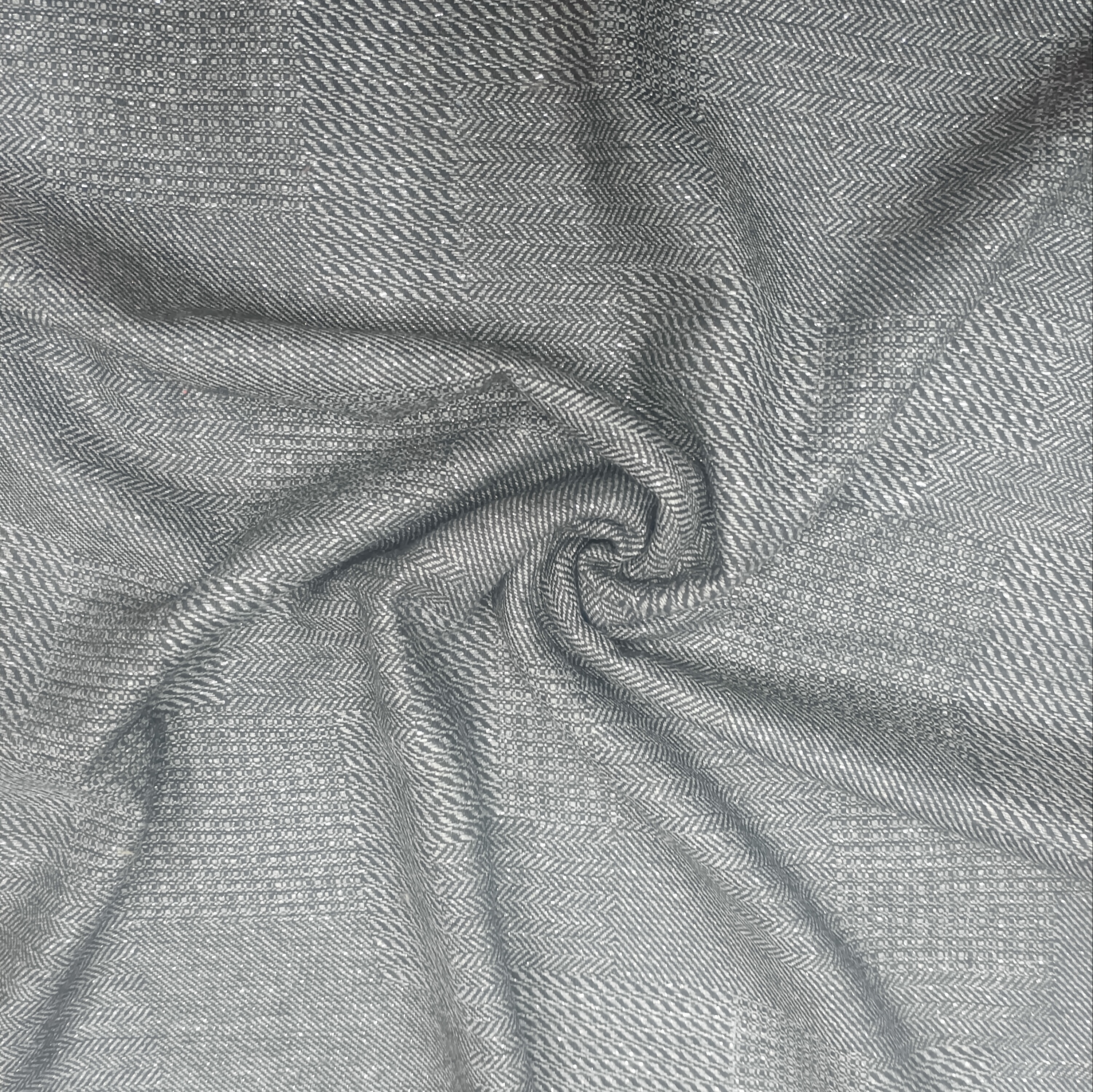 深灰色含毛面料可做裤子西装外套