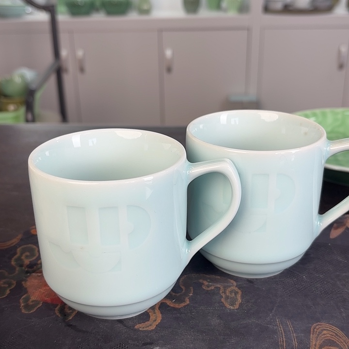 龙泉云间青瓷小米茶器