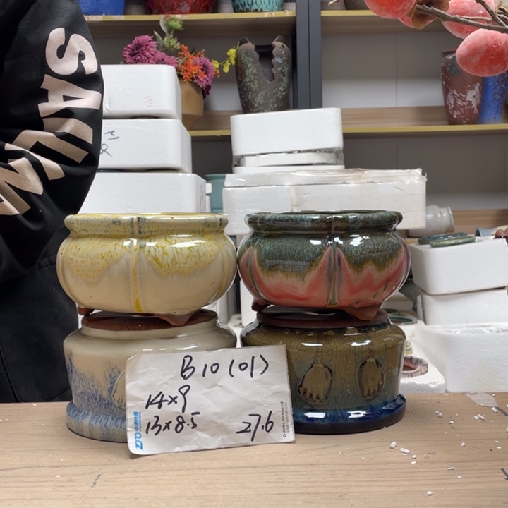 粗陶多肉花盆微瑕1001