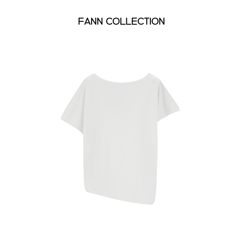 饭饭FANN COLLECTION 天丝亚麻短袖T恤FANNA238