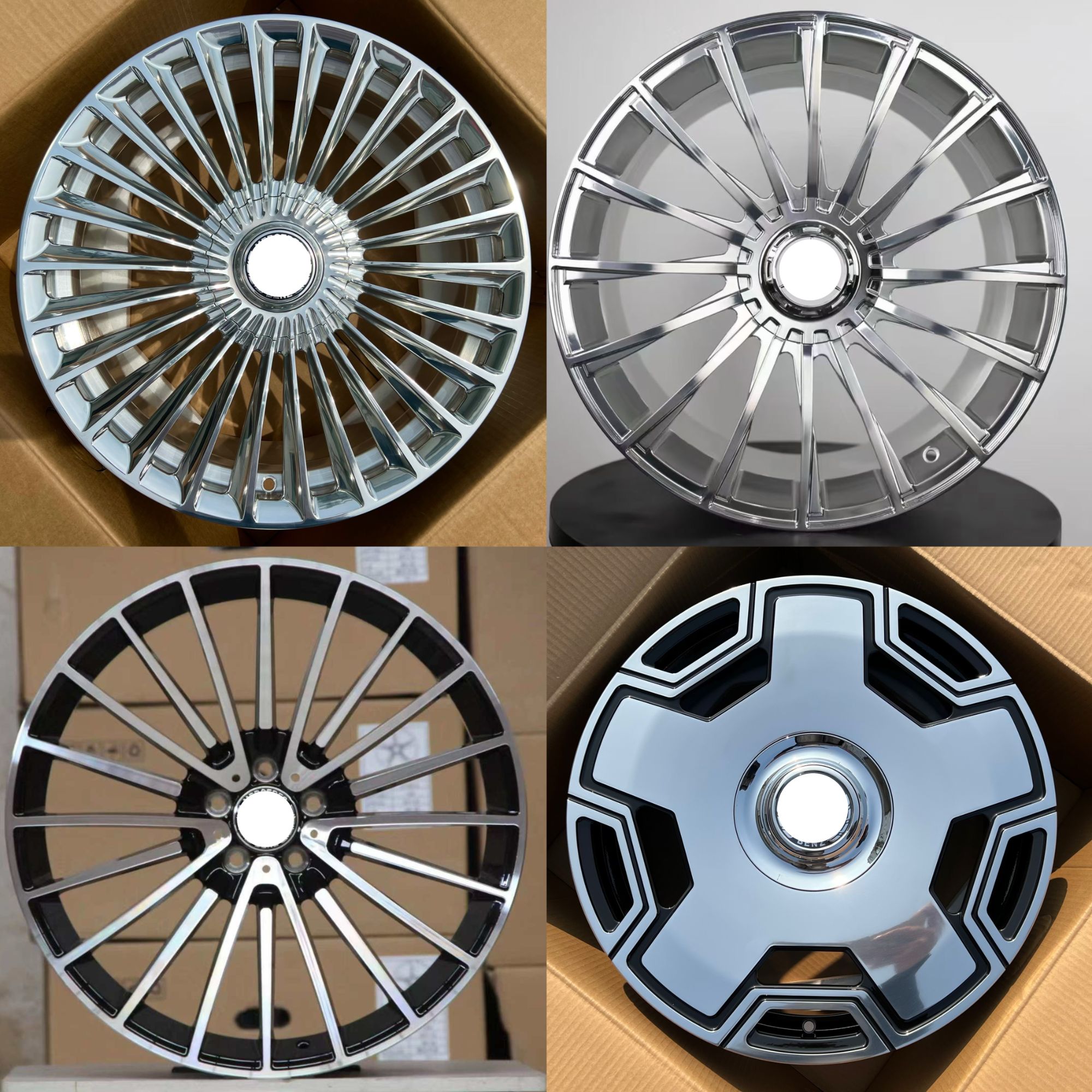 奔驰S400锻造轮毂19寸20寸21寸适配奔驰S450 350 E300