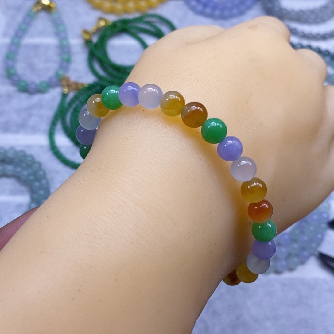 定制翡翠未镶嵌天然缅甸翡翠a货卡7.1