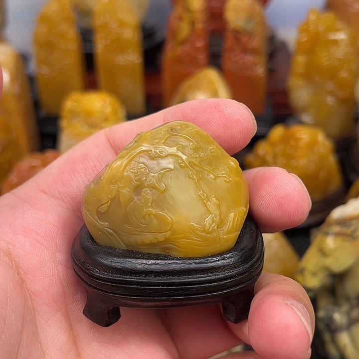 每***派田黄石田黄作品欣赏