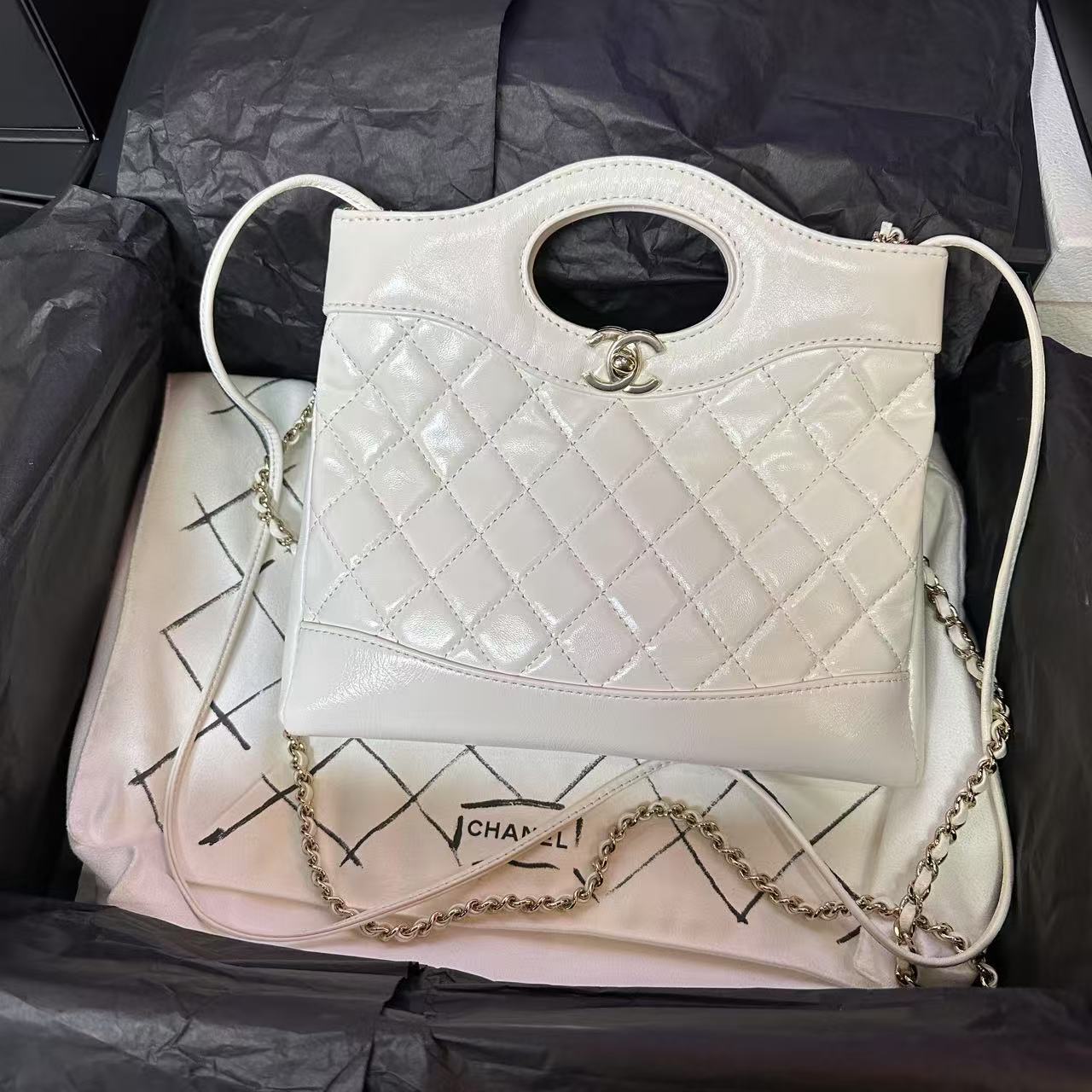 99新 Chanel/香奈儿 飞小雨Fisoy/ 31BAG mini白金