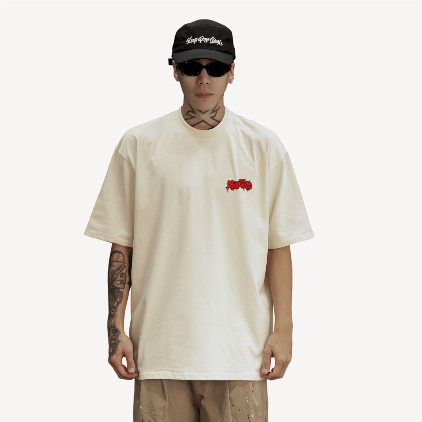 KeepingGear“梦想放克DreamFunky”新款短袖小领口不变形长短袖