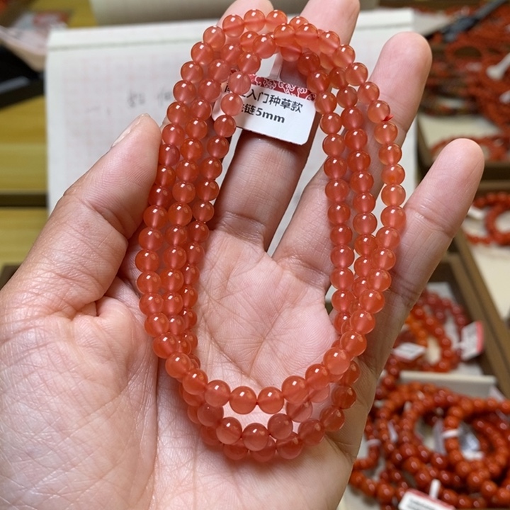 未镶嵌卡5+南红玛瑙