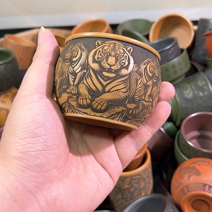 茶杯紫砂全手工紫砂主人杯