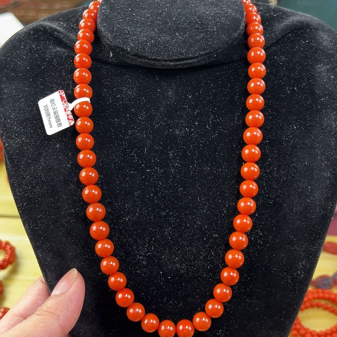 南红玛瑙银S925镶嵌买9mmmmm