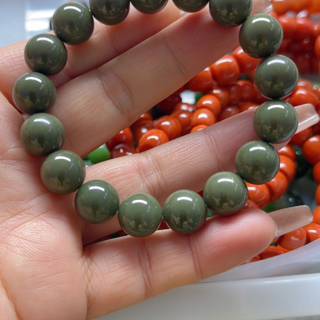 和田玉手链未镶嵌