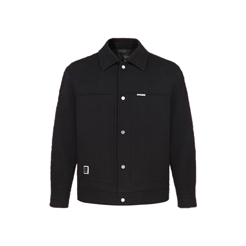 【七妹男装】羽绒服男冬季高品质轻奢翻领简约长袖上衣外套3072