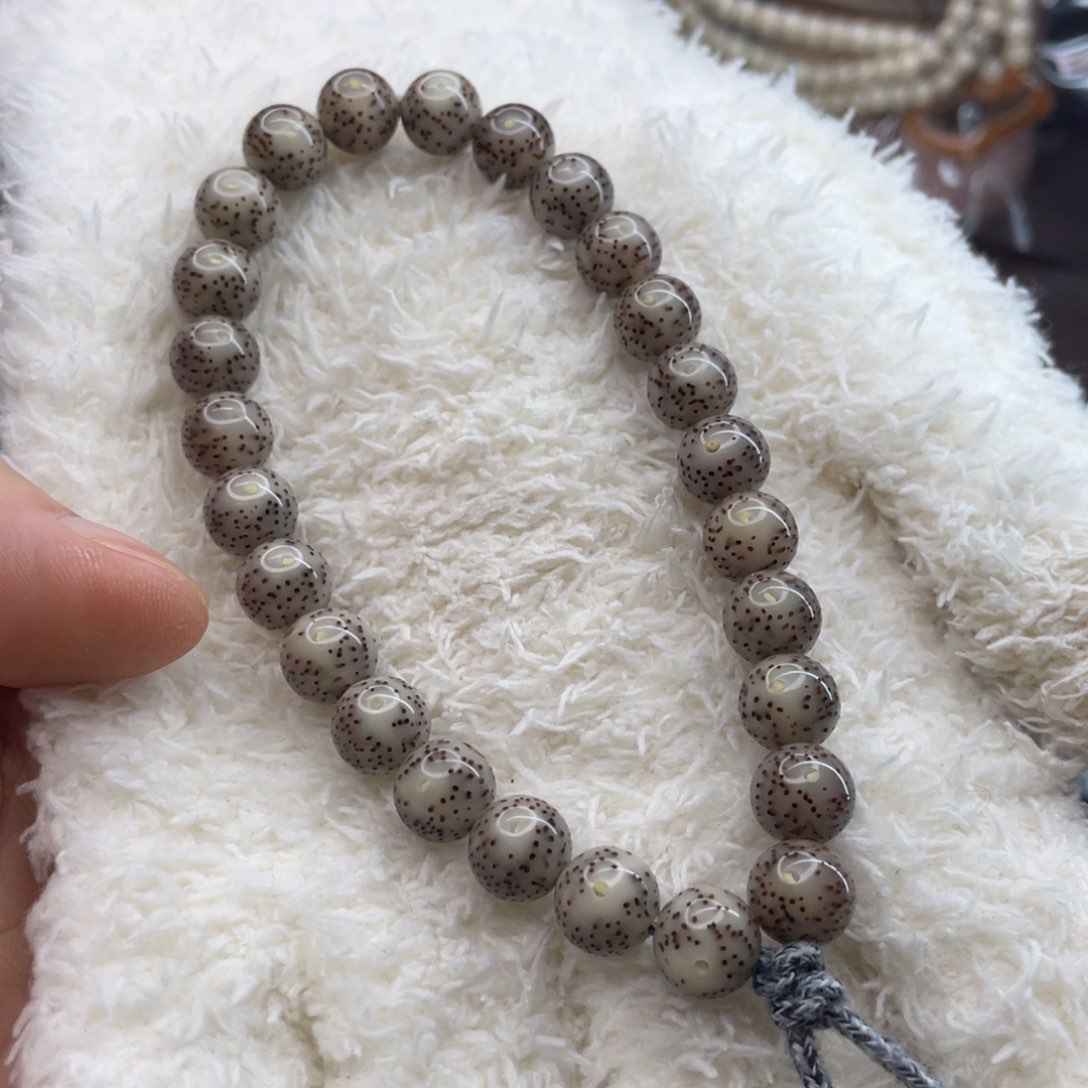 星月菩提手串小***恼新年快乐卡9冰糖圆珠