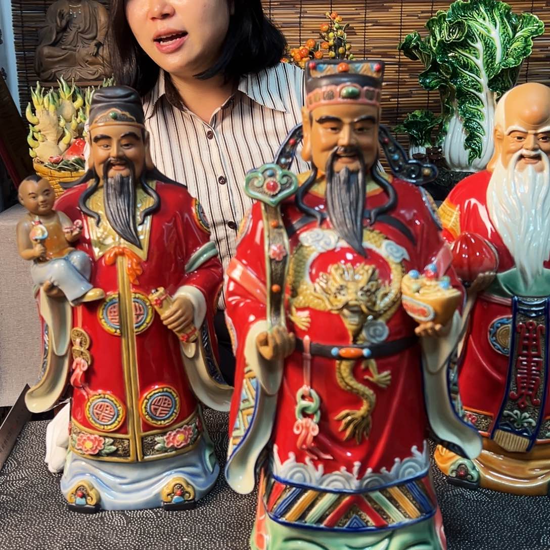 陶瓷艺术福禄寿福禄寿