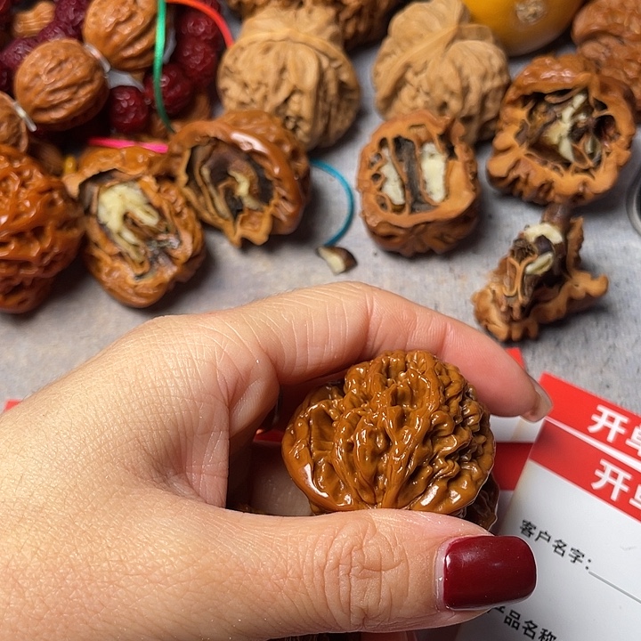 叫***行吊坠文玩核桃虎头