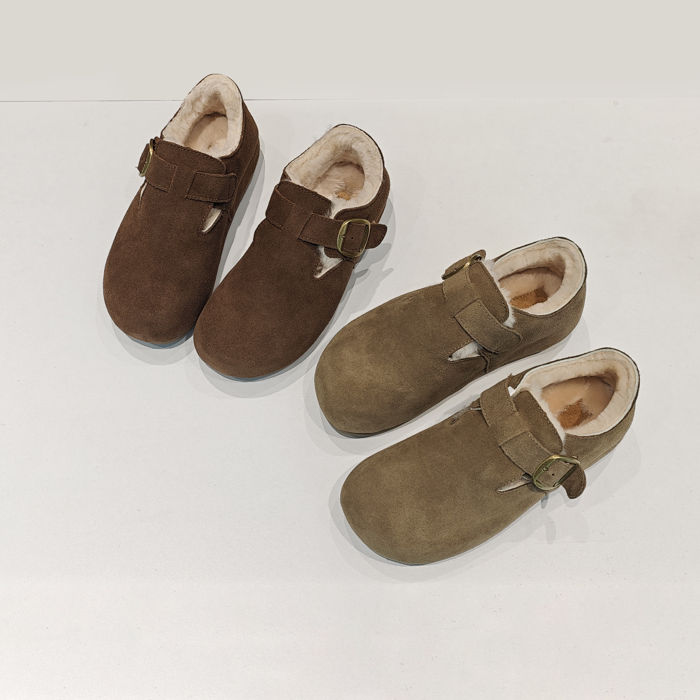 【余欢欢】秋冬季时尚百搭通勤舒适内增高勃肯鞋-YHX50099