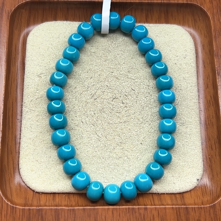 未镶嵌绿松石手链会*