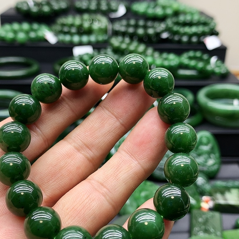 【闪购商品】和田玉（碧玉）手链未镶嵌