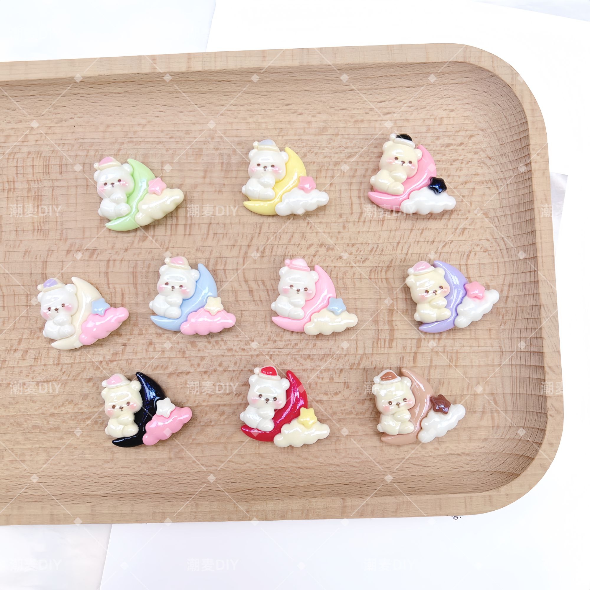 【想念】diy仿真树脂配件手工发夹发饰配件饰品奶油胶材料