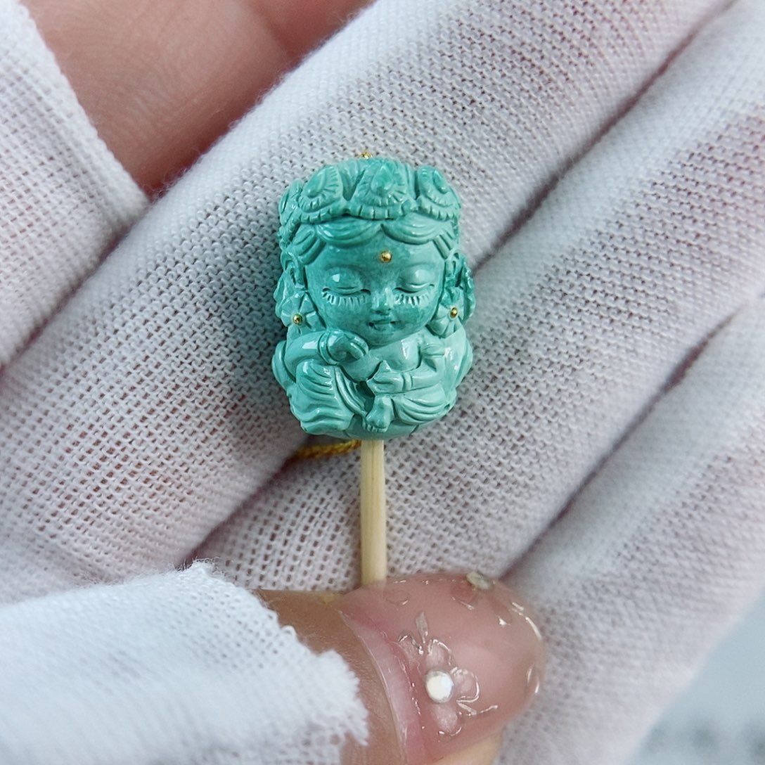 绿松石珠宝奇石未镶嵌