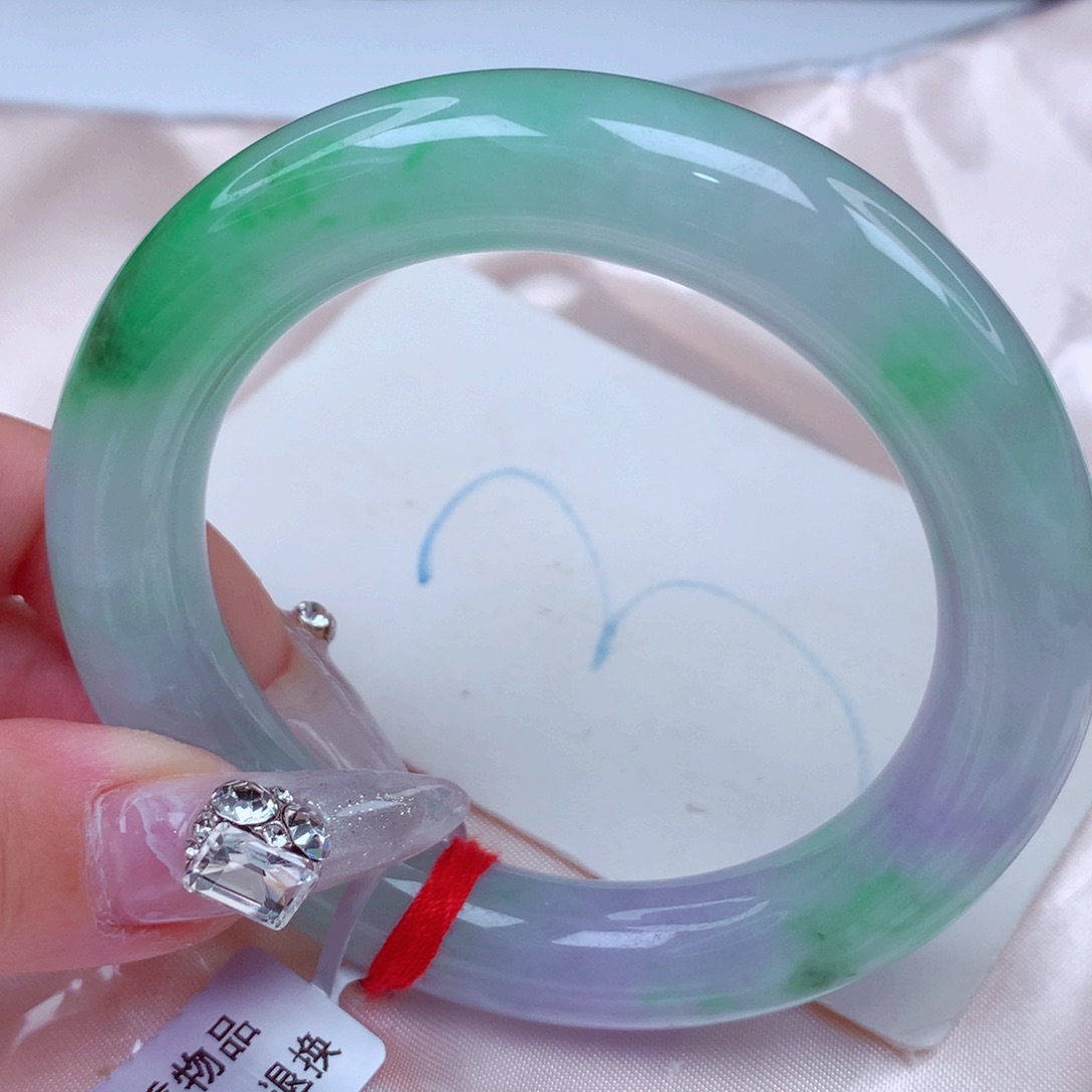 翡翠手镯未镶嵌天然缅甸翡翠A货手镯