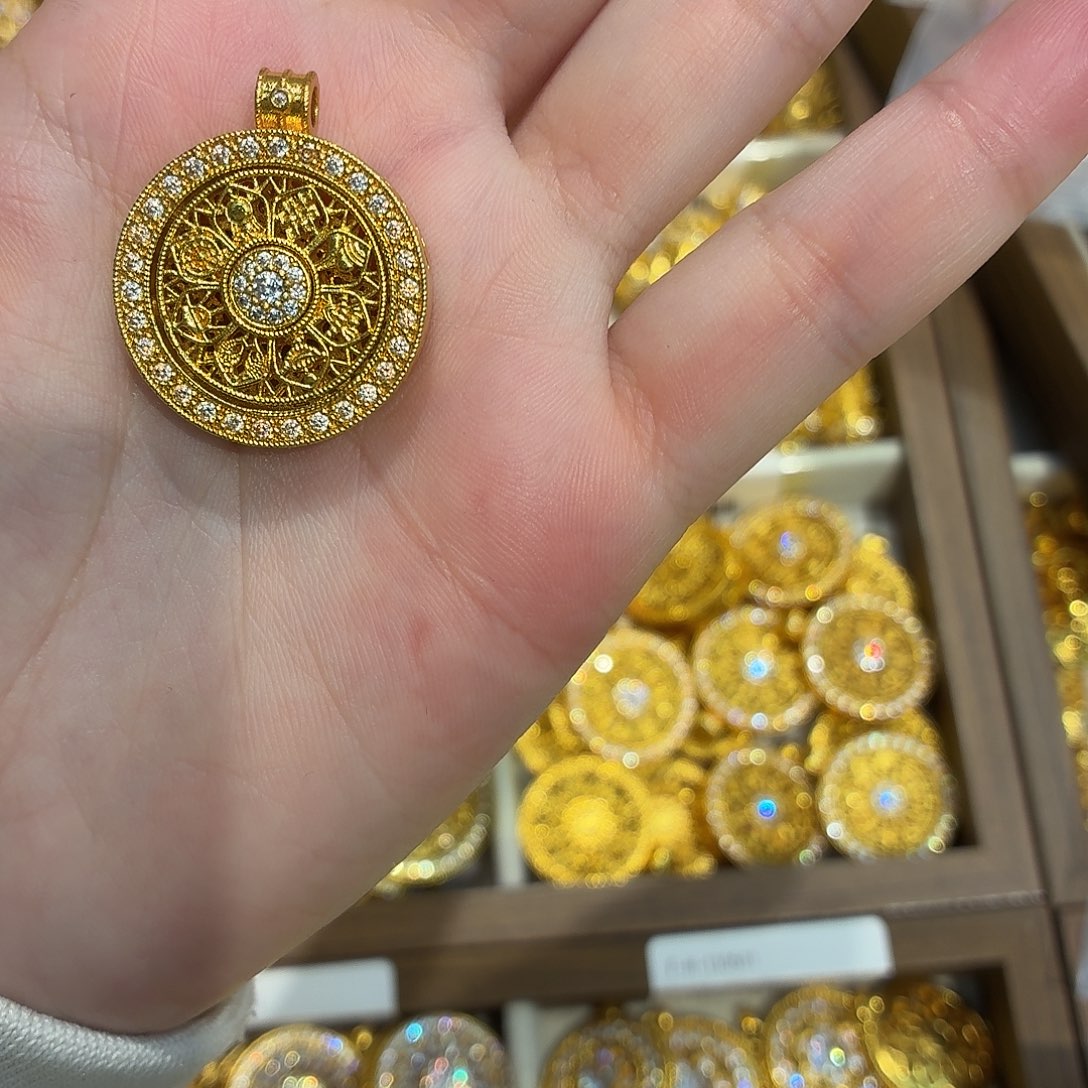 铜合金8327强保色发 1 个壹笔壹吊坠