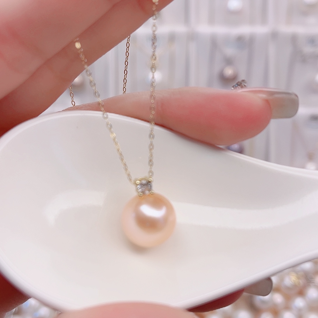 淡水珍珠未镶嵌吊坠(赠链)