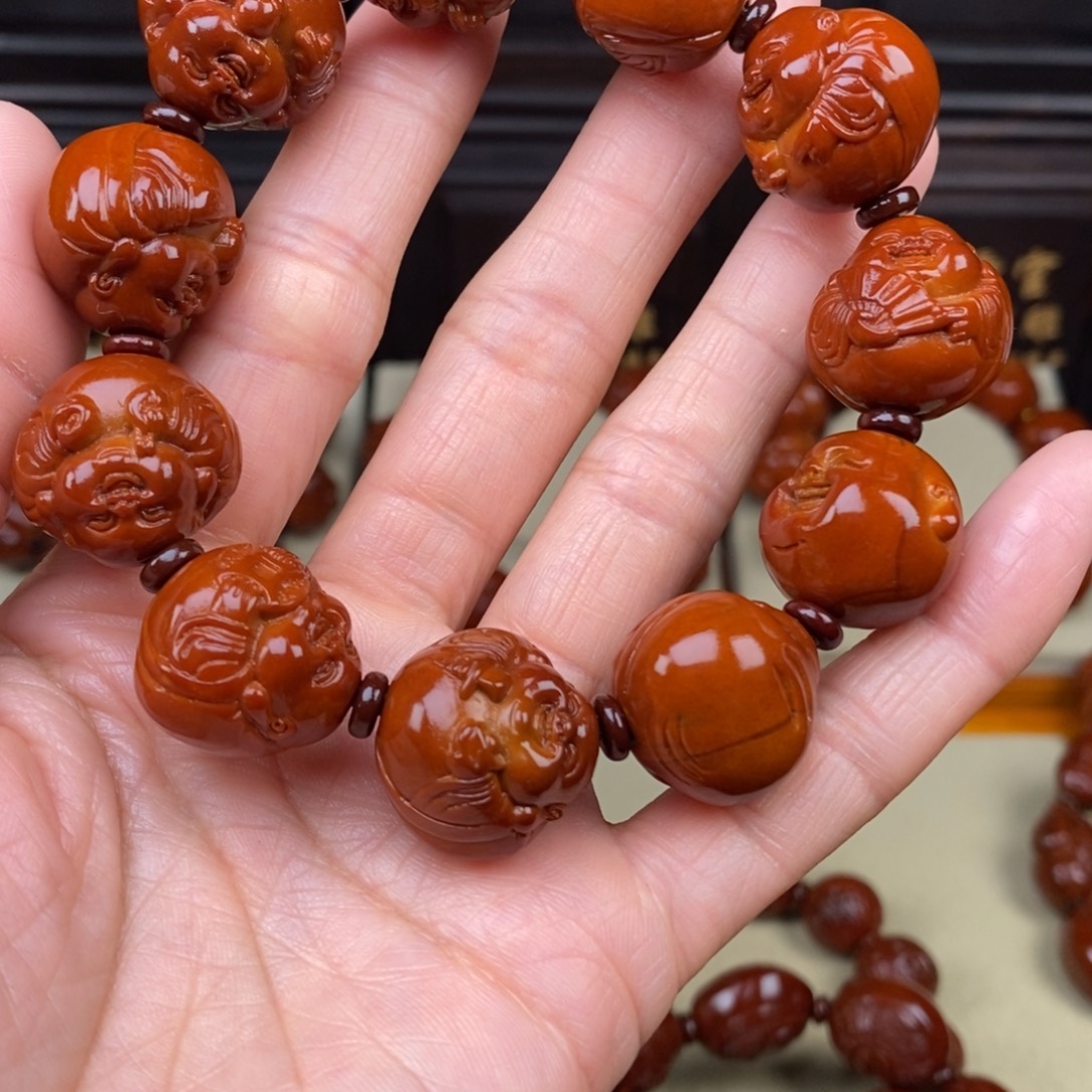 盛***生吊坠橄榄核弥勒弥勒