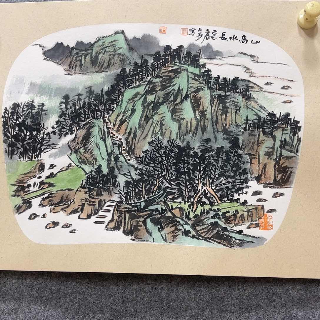 姜奇老师山水作品