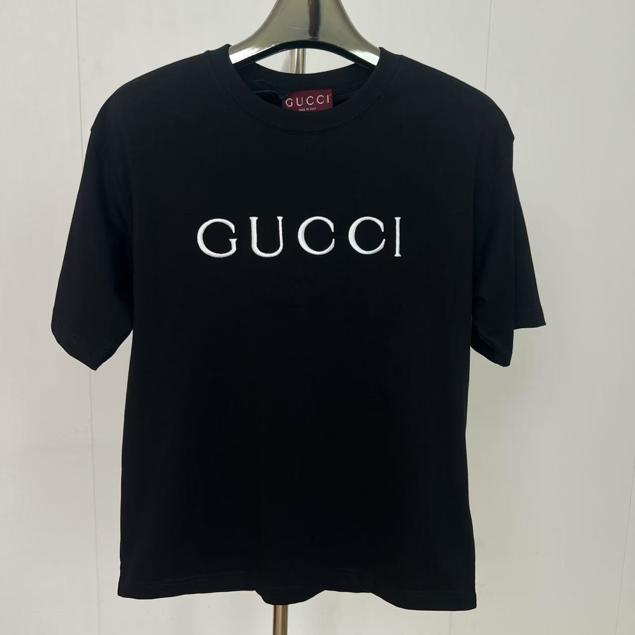 99新 GUCCI/古驰 男士字母Logo百搭短袖T恤 三色可选 xx6853